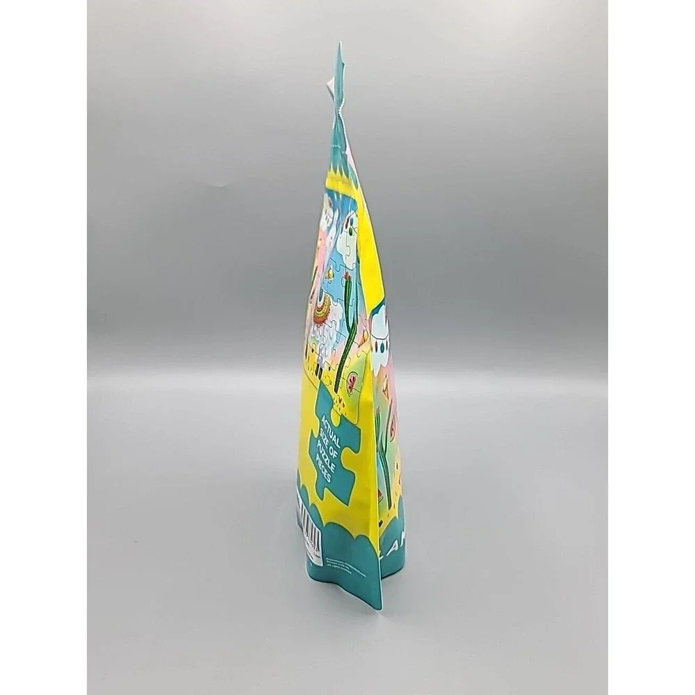 Llama Puzzle 48 Pieces Resealable Bag Sealed